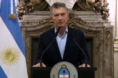 Mauricio Macri anunció que Argentina solicitó un crédito al Fondo Monetario