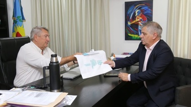 Britos fue recibido por el ministro de Transporte, Jorge D'Onofrio