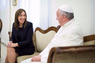 La gobernadora Vidal viajó al Vaticano y mañana se reunirá con el Papa Francisco