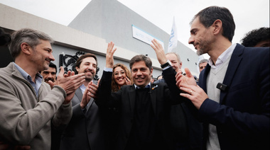 Kicillof en Junín: obras en salud, seguridad y "devolución" a Milei