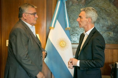 Meoni recibió a Gatica en el Ministerio de Transporte de la Nación