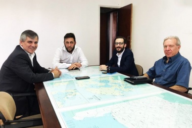 Britos estuvo en el Ministerio de Infraestructura por obras para Chivilcoy