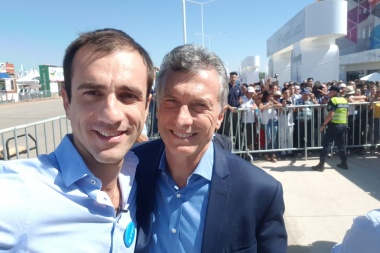 Petrecca estuvo con Macri en Expoagro y agradecío a Vidal por los anuncios para el campo