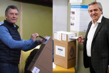 Macri y Fernández votaron y hablaron de una elección clave para el futuro del país