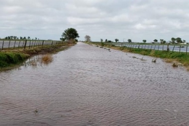 Caminos anegados en Trenque Lauquen acorralan al campo que reclama soluciones