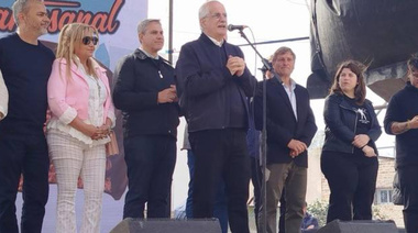 En uno de sus primeros pasos de campaña, Taiana pasó por Chacabuco