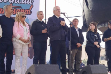 En uno de sus primeros pasos de campaña, Taiana pasó por Chacabuco