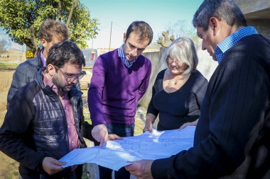 Petrecca recorrió avance de obras sin olvidar a Macri y a Vidal