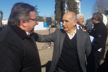 Precandidato de Cambiemos en Pehuajó estuvo con funcionarios de Absa por la calidad del agua
