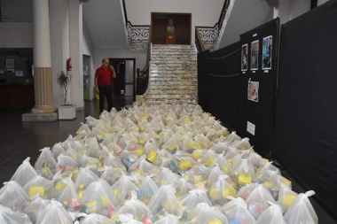 Pehuajó comenzó a realizar la entrega de asistencia alimentaria