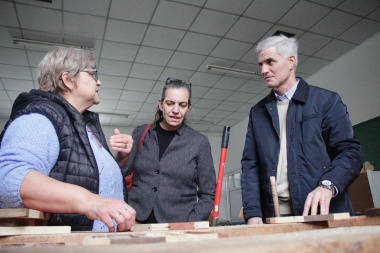 Rossi destacó la articulación entre educación, trabajo y producción en su visita a Pellegrini