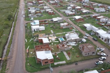 Temporal en 9 de Julio dejó 50 casas sin techo y afectó 40.000 hectáreas sembradas