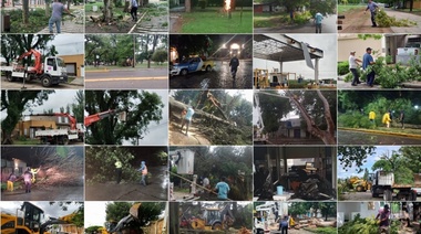 Siete distritos de la Cuarta se vieron muy afectados por el temporal