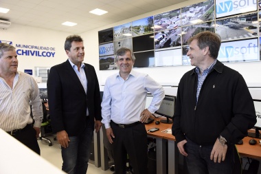 Massa pisó Chivilcoy para reforzar su presencia en el interior