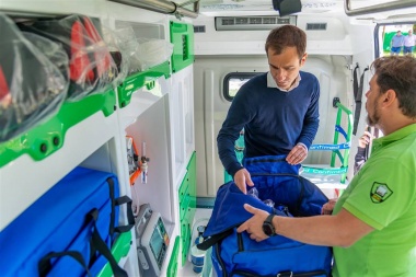 Llegaron las ambulancias de Same y el oficialismo volvió a pasar factura a la oposición