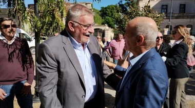 Daniel Salvador participó de los actos en Bragado en homenaje a Raúl Alfonsín