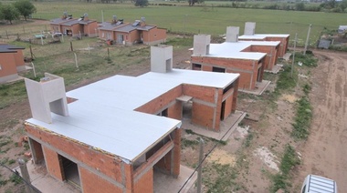 Etapa final para la construcción de 38 viviendas en Lincoln