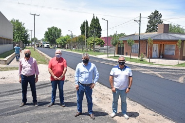 Se concretó la obra de asfalto que agiliza el ida y vuelta al Hospital Municipal de Chivilcoy