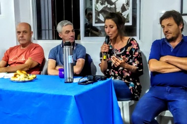El kirchnerismo recibió a Meoni en el local de Unidad Ciudadana