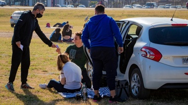 Funcionarios municipales recorrieron espacios públicos para certificar medidas de prevención