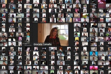 Graciela Camaño encabezó un zoom de "Tercera Posición" donde comenzó a tomar forma su armado provincial