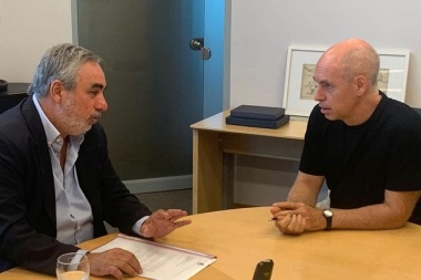 Miguel Fernández se mostró con Larreta en medio de la crisis por liderazgos opositores