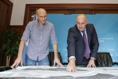 Lago firmó con Guerrera un convenio por obras para la estación de tren en Alberti