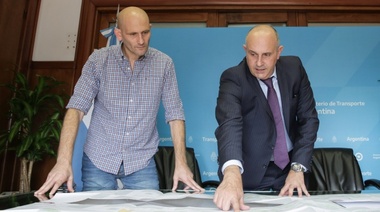 Lago firmó con Guerrera un convenio por obras para la estación de tren en Alberti