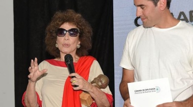 La actriz Graciela Borges fue premiada por la Cámara de Diputados