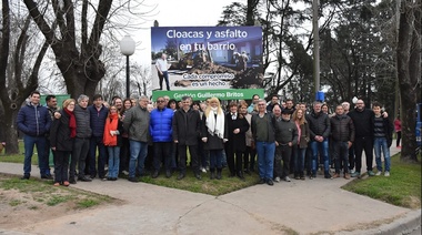 Tras 40 años sin servicio, se finalizó la obra de cloacas en la zona sur de la ciudad