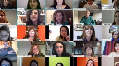 Leiva y Laguzzi participaron de un encuentro virtual con Ministras y legisladoras