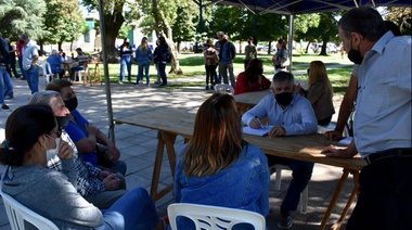 Nueva salida del gabinete a la calle en Chivilcoy