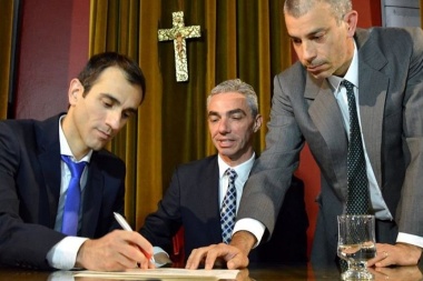 Petrecca felicitó a Meoni y dijo que espera “poder trabajar en conjunto”