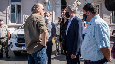 Berni entregó patrulleros para la policía rural en la cuarta y habló de "cambio de paradigma"