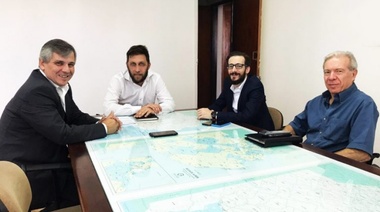 Britos estuvo en el Ministerio de Infraestructura por obras para Chivilcoy
