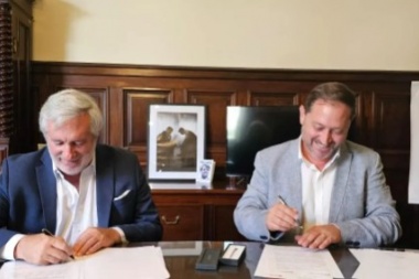 Serenal firmó con Conte Grand convenio para descentralizar oficinas judiciales