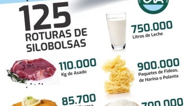 CRA midió el impacto de todo lo perdido por la rotura de silobolsas en todo el país