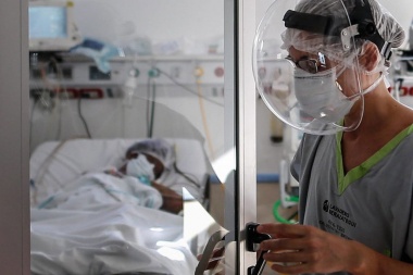 Más del 85% de los internados con COVID-19 en terapia intensiva no estaban vacunados