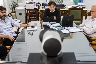 Kicillof dialogó con intendentes para habilitar actividades de manera progresiva