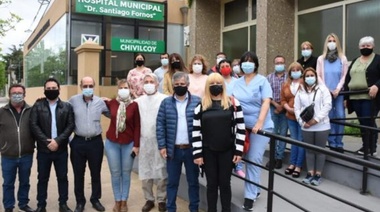 El intendente Britos reconoció al personal de salud de Chivilcoy por su rol en la pandemia