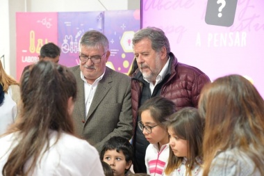 Elustondo llegó a Bragado para la apertura de "Estación Ciencia"
