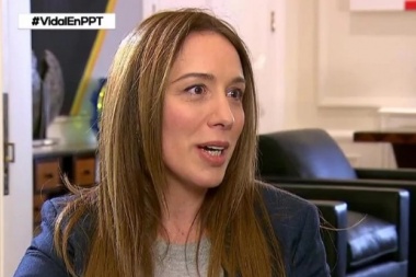 La gobernadora Vidal disparó: “Si gana Kicillof, La Cámpora va a gobernar”