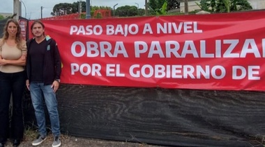 Señalizan parálisis en la obra del Paso Bajo a Nivel y y apuntan a nación