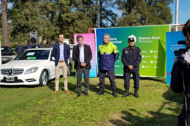Ritondo estuvo en Junín con Petrecca presentando los resultados del megaoperativo policial