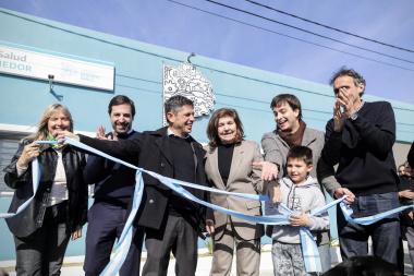 Kicillof inauguró un Centro de Atención Primaria de la Salud en Tejedor