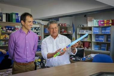Petrecca se mostró con un empresario local y agredeció su "compromiso" con la comunidad
