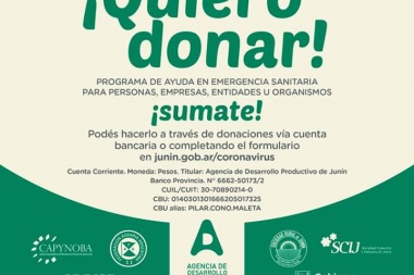 La Agencia de Desarrollo encabeza la campaña de recolección de fondos
