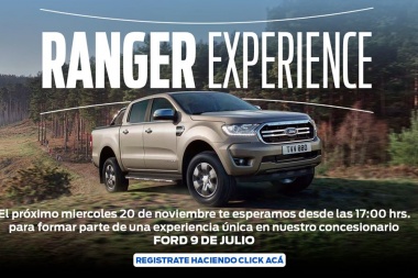 Llega a 9 de Julio la “Ranger Experience”: test de manejo y tecnología
