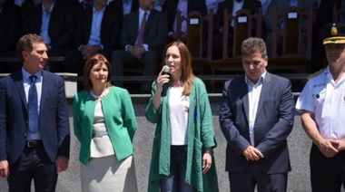 Vidal compartió un acto con Bullrich tras las diferencias por el protocolo de uso de armas