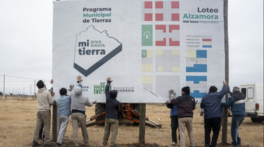 Cierra la inscripción para el programa de lotes “Rivadavia, Mi Tierra”